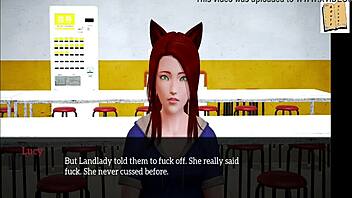 I enjoy my new family with teen redhead in hentai