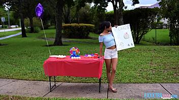 Alicia reign drilled hard by tattooed guy nade nasty