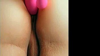 homemade fucking my tight ass with big dildo 😏