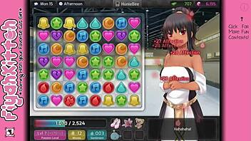 Huniepop game walkthrough featuring the girl next door
