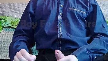 teen boy cums on clothes for pleasure