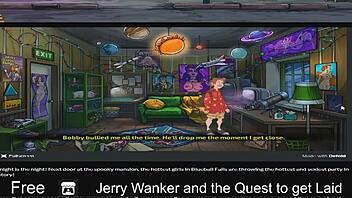 jerry wanker goes on a quest to get laid