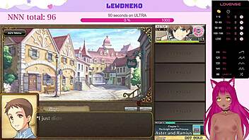 Vtuber Lewdneko Enjoys Playing Evenicle Part 2 With Cute Characters