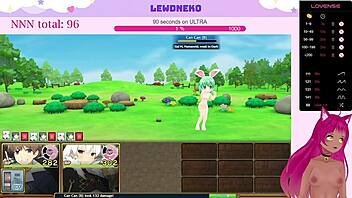 Vtuber Lewdneko Enjoys Playing Evenicle Part 2 With Cute Characters