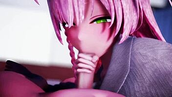 Mozuku's Emotional Creampie Scene In Blue Archive Hentai