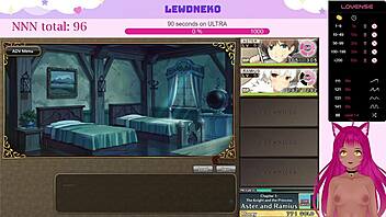 Vtuber Lewdneko Enjoys Playing Evenicle Part 2 With Cute Characters