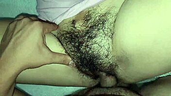 creampie drips deep inside my cute latina neighbor’s hairy slit