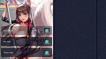 Ep1 racer girl Mikami teases in kinky anime 😏