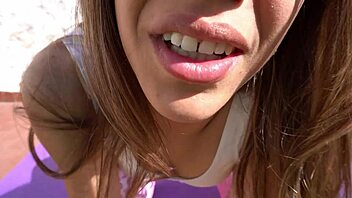 Yoga instructor Joi's steamy ass play and ejaculation guide