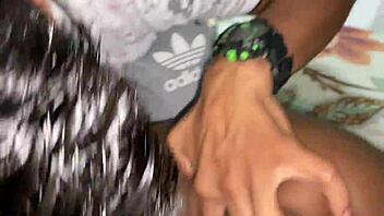 licking stepsister's small pussy while she rests