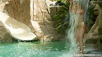 Christie Stevens bangs her neighbor with wild energy