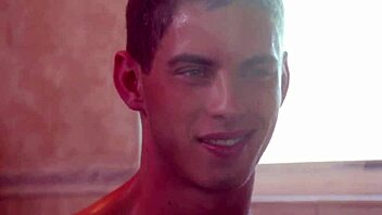 Inked amateurs bareback after shower.