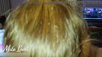 Horny Wife Sucks Husband's Big Black Cock POV!