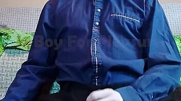 teen boy cums on clothes for pleasure