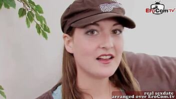 British teen tries porn at casting