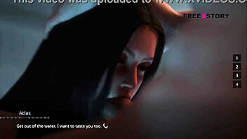 Atlas Fucks Leyala In Pool, Blowjob And Pussy Licking On Floor?