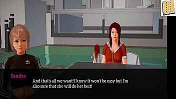 Teen in new family hentai adventure