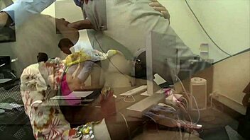 Does Candice Nicole suck and fuck with a white cock in this interracial scene?