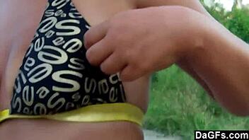 This saucy teen loves outdoor sex play