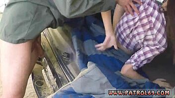 Hot girl from the bar deepthroats.