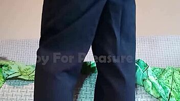 teen boy cums on clothes for pleasure