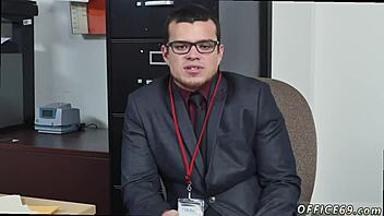 hardcore gay manager is a tough stud to please