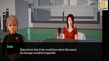 Teen in new family hentai adventure