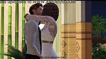 Harry's wild wedding night in 3D hentai preview