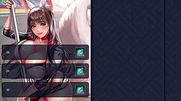 Ep1 racer girl Mikami teases in kinky anime 😏