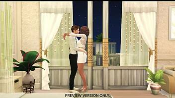 Harry's wild wedding night in 3D hentai preview