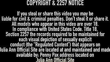 Julia Ann's Massive Boobs Soaked in Hot Sperm!