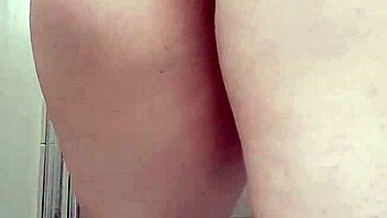 alina takes a sexy shower in the bathroom