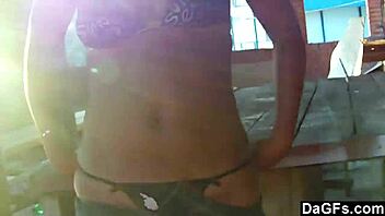 This saucy teen loves outdoor sex play