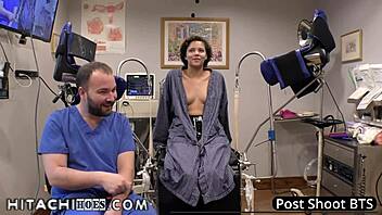 Doctor tampa uses vibrator on freshman rebel wyatt for college physical