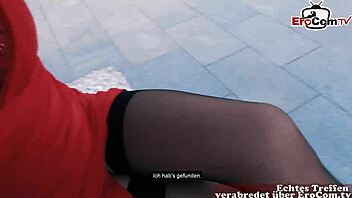 regular german guy meets brunette spanish teen 18+ pornstar