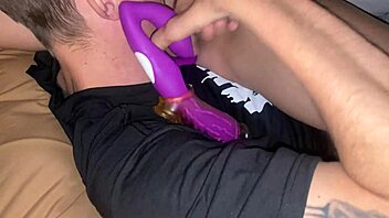 Hot girl denied orgasm after 2 hours of dildo play, bent over and shaved 😩💦