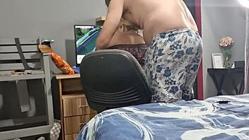 Pssygalore69 gets banged hard while messin’ with Sims, oops!
