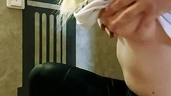 Damn! Spanking ass and fingering while husband’s at work