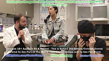 Get a thorough gynecological exam from Dr. Tampa in this steamy video featuring Jasmine Rose and Nurse Stacy Shepards