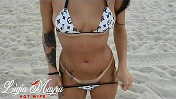 Latina woman at gym then meets hot friend