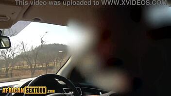African beauty's big ass takes center stage in amateur safari sex video
