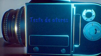 Teste de atores - neg�o do pau gigante fodeu a buceta da gordinha.