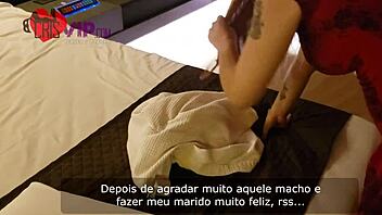 Pregnant wife of a cuckold gets her ass and pussy fucked in motel