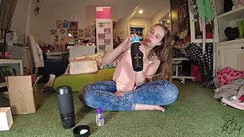 Wow, testing toys with chubby blonde babe is wild! 😍