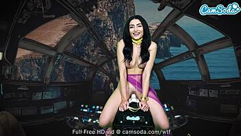 Vanessa Moon's steamy CamSoda show as Princess Leia getting pounded by sex toy