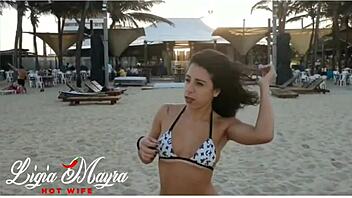 Latina woman at gym then meets hot friend