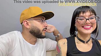 Stunning tattooed Latina kicks off porn career with epic deepthroat! 😲