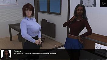 a complete gameplay session in where the heart is anime hentai series