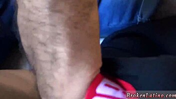 Naked gay studs engage in hardcore bareback sex