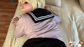 Passionate deepthroat and hardcore fucking with toga himiko from league of villains